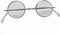 Rubie's ROUND EYE GLASSES Wire Frame Granny Hippie Costume Accessory